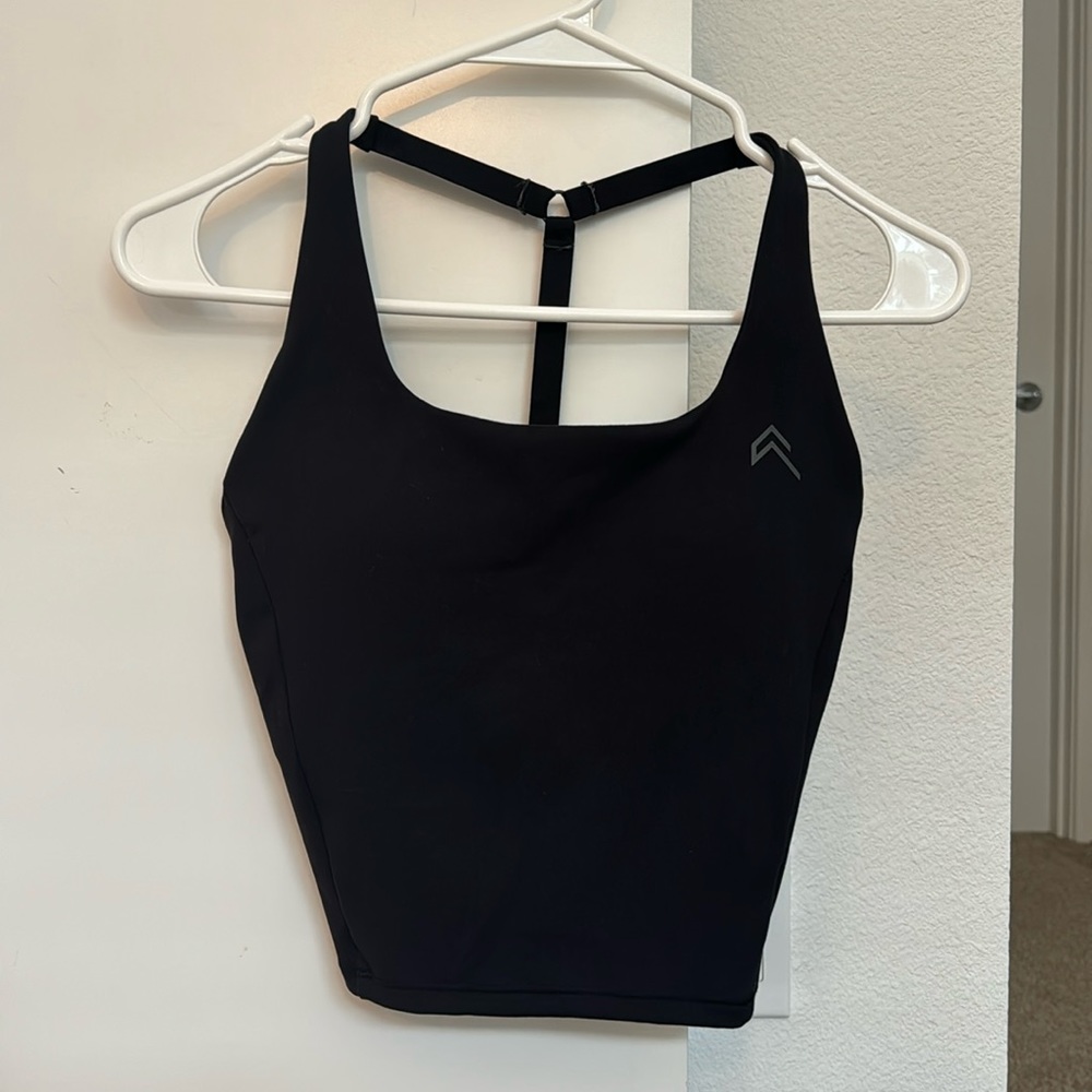 Oner Active TIMELESS SQUARE NECK MID VEST Small Black